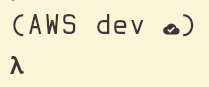 AWS prompt Nerd Font